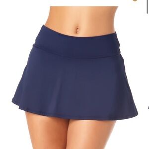 Soft band Navy Skirted Swim bottom
